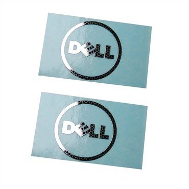 Elektriplaadi metallist nikli kleebis