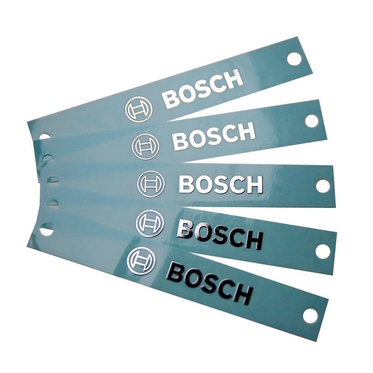 Electroform transfer nickel sticker